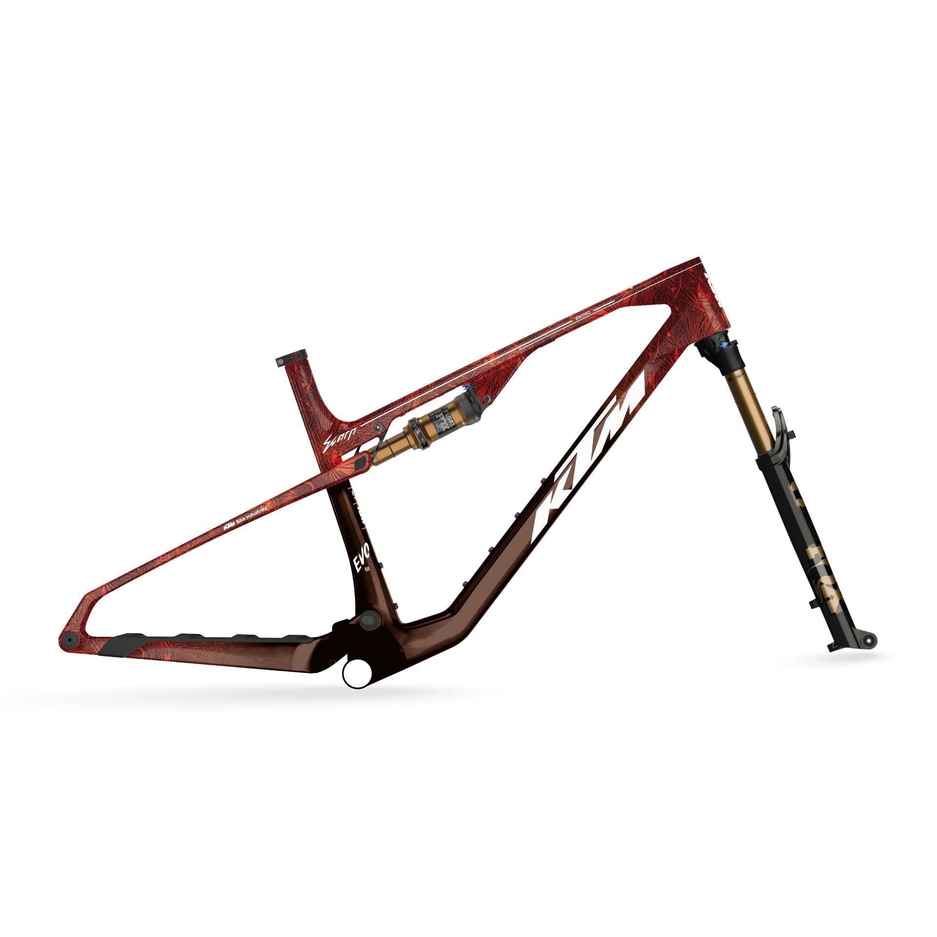 KTM - SCARP EXONIC MT EVO 3 FOX FACTORY 34 120 mm Frame and Shock Abso – In  Bici Veritas