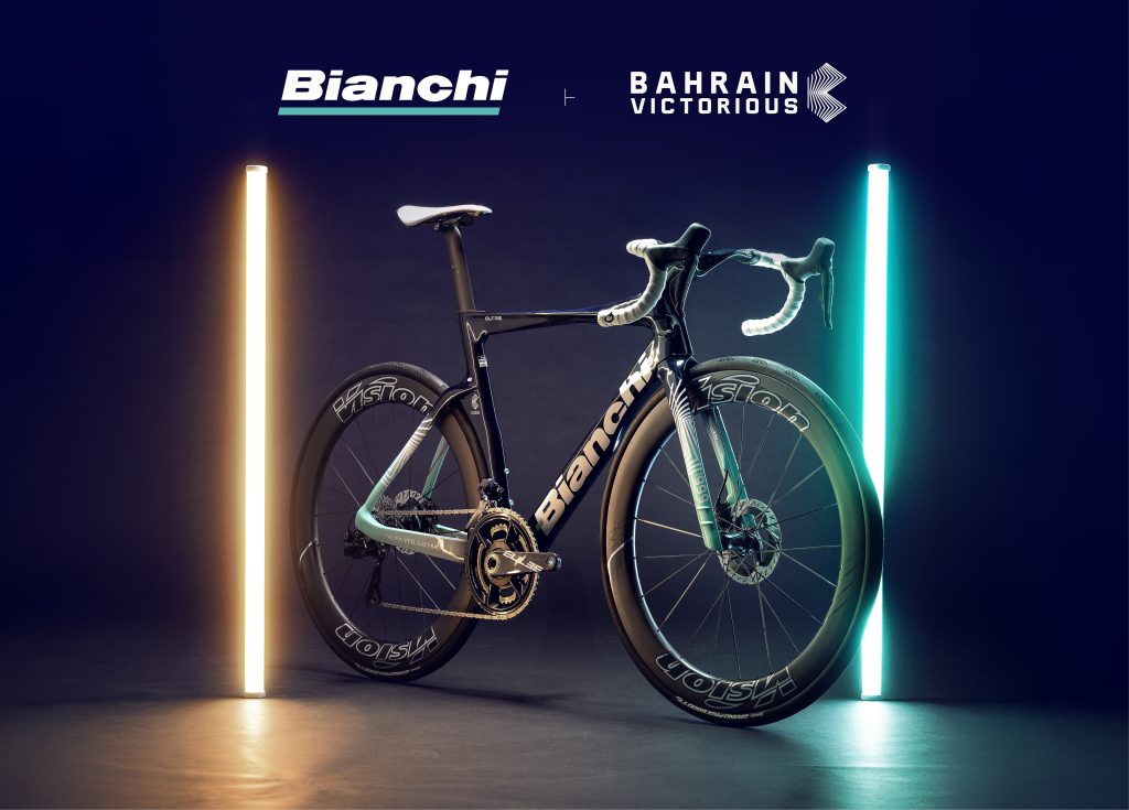 Bianchi partner di Bahrain Victorious 2026