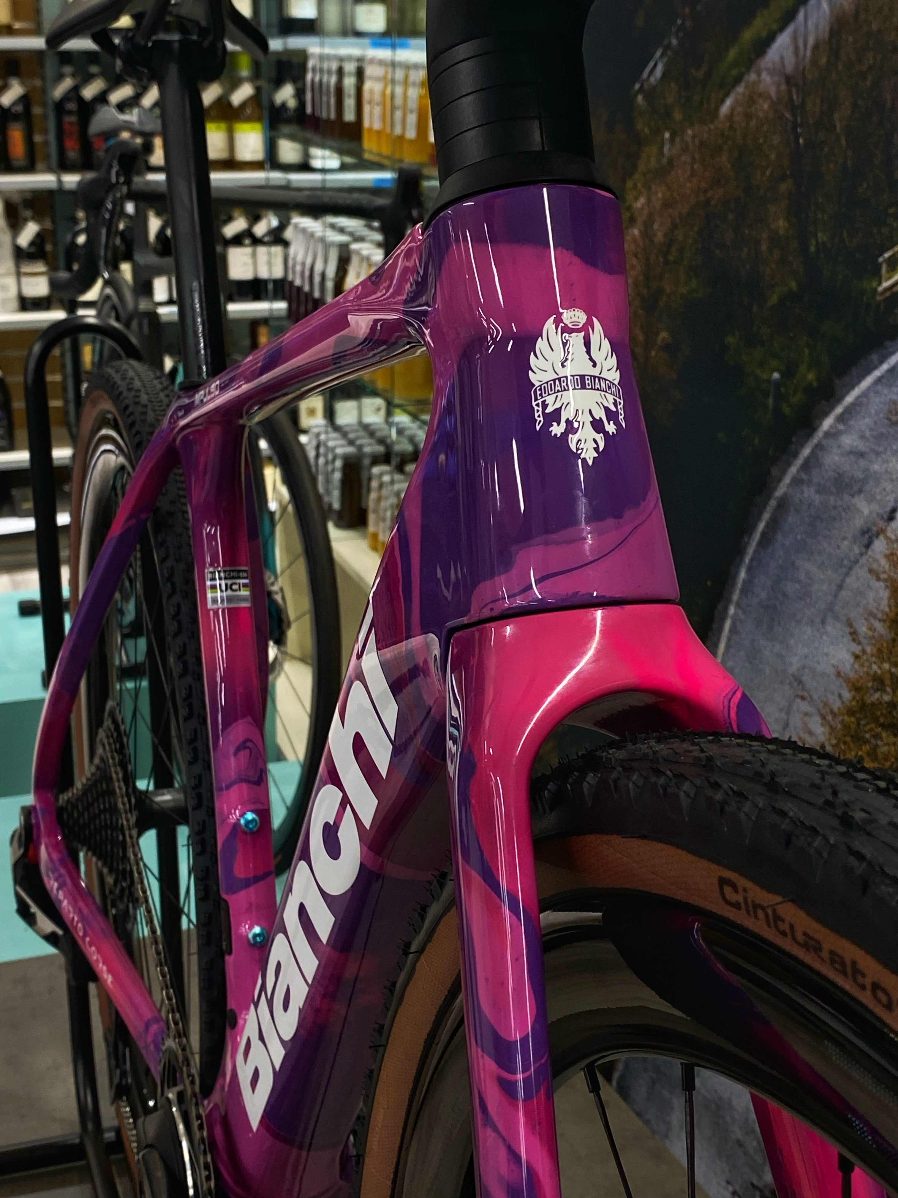 Bianchi Impulso RC Rouge XPLR AXS - Miami Drip