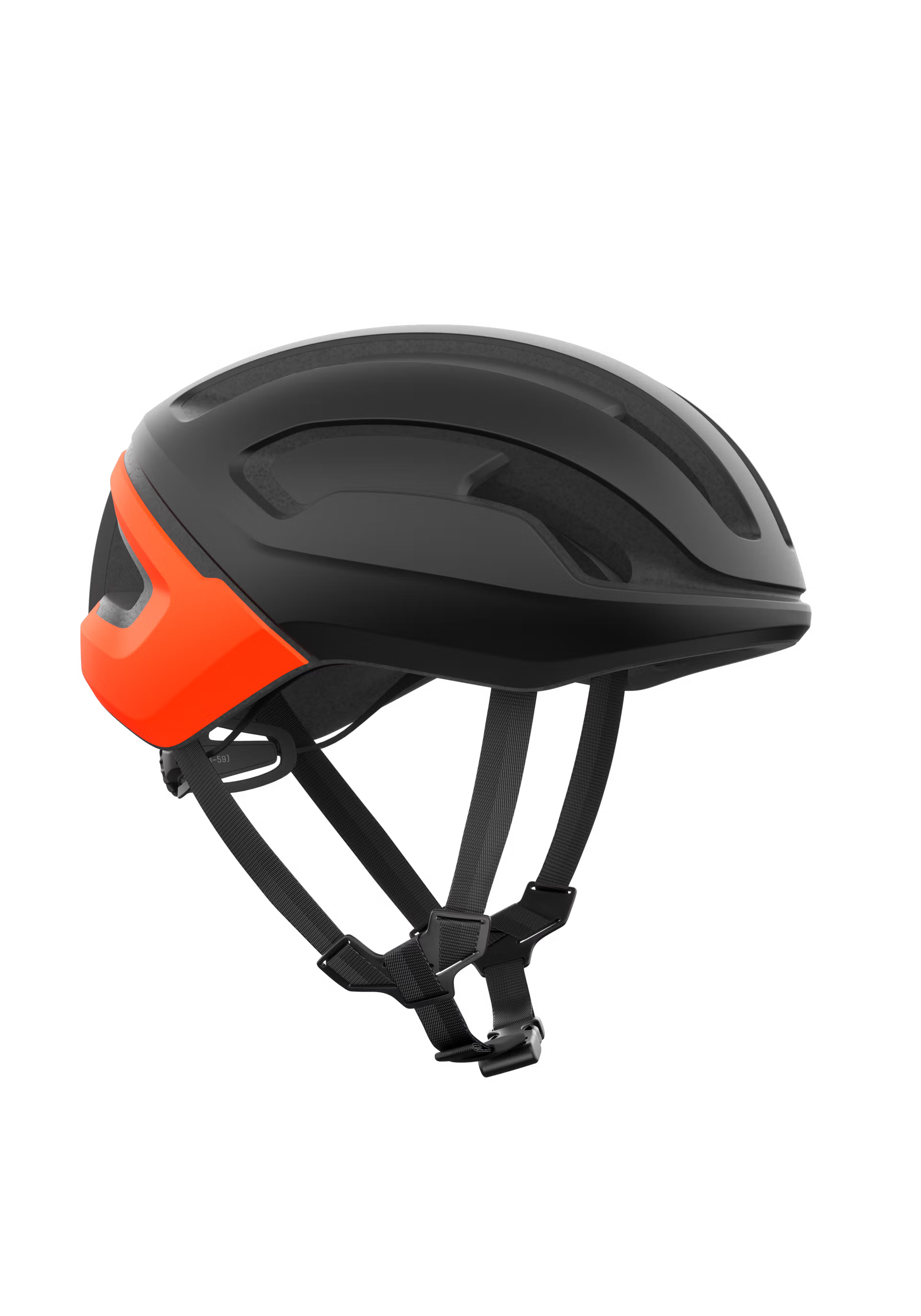 Casco per ciclismo - Poc Omne Air Mips - Uranium Black matt/Fluorescent Orange Matt