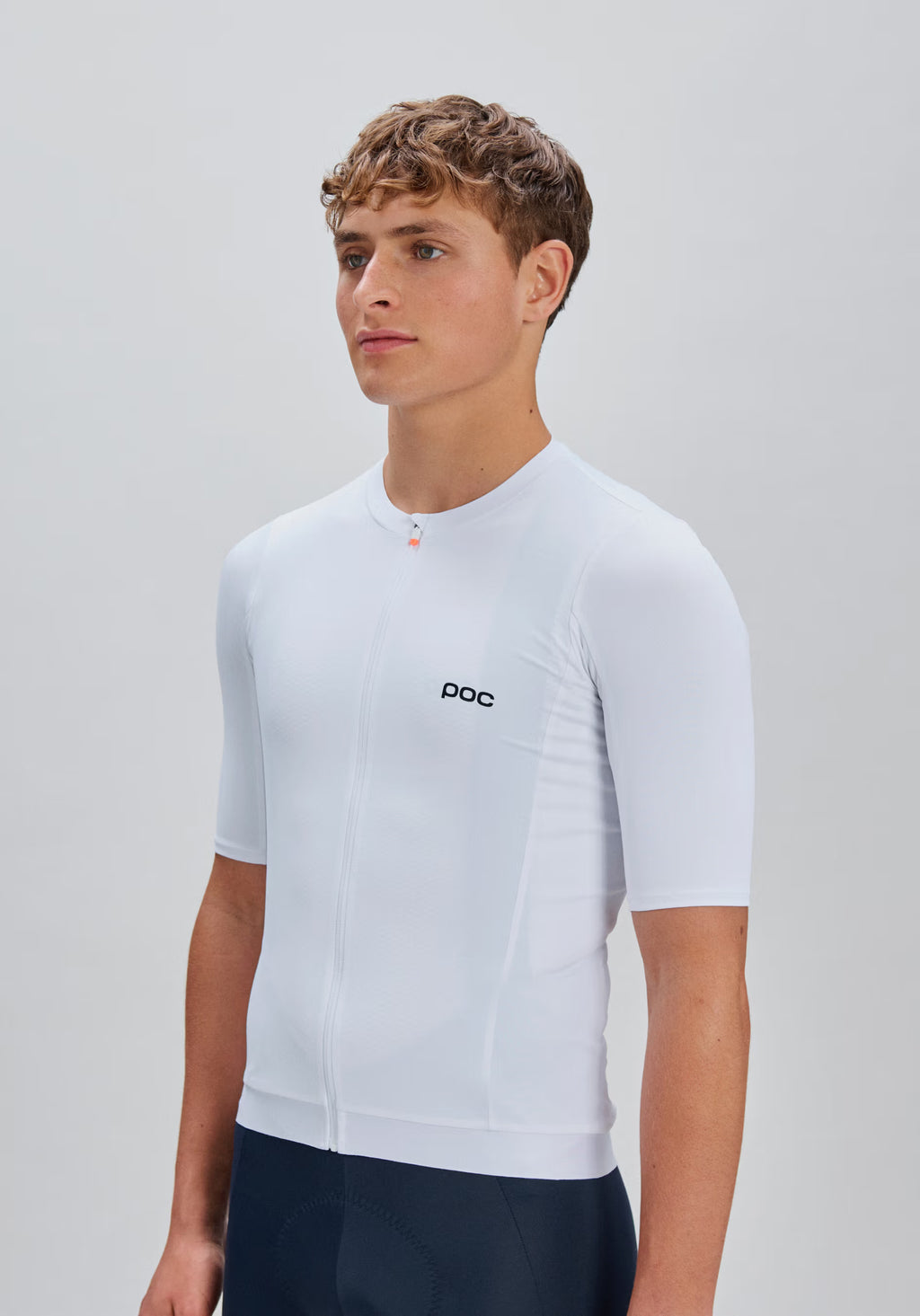 Maglia da ciclismo da uomo a manica corta - Poc Cadence Jersey - Hydrogen White