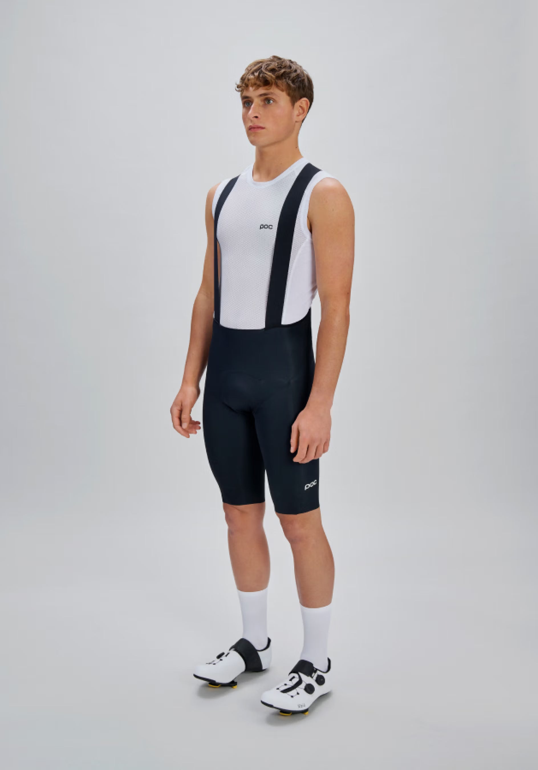 Pantaloncino con bretelle per ciclismo su strada - Poc Raceday Cycling Bibshort
