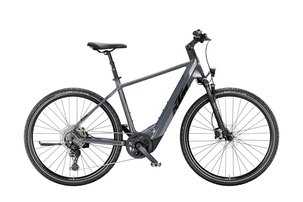 KTM - Bici Trekking a pedalata assistita - Macina Cross CX 820 L - Colore Flaming Grey
