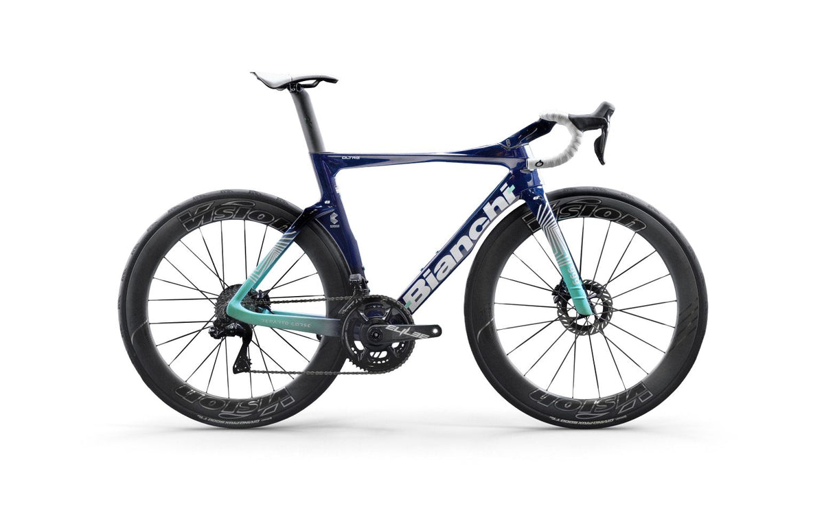 Bianchi Oltre PRO Team Replica Ultegra Di2 4iiii / Vision Metron 60