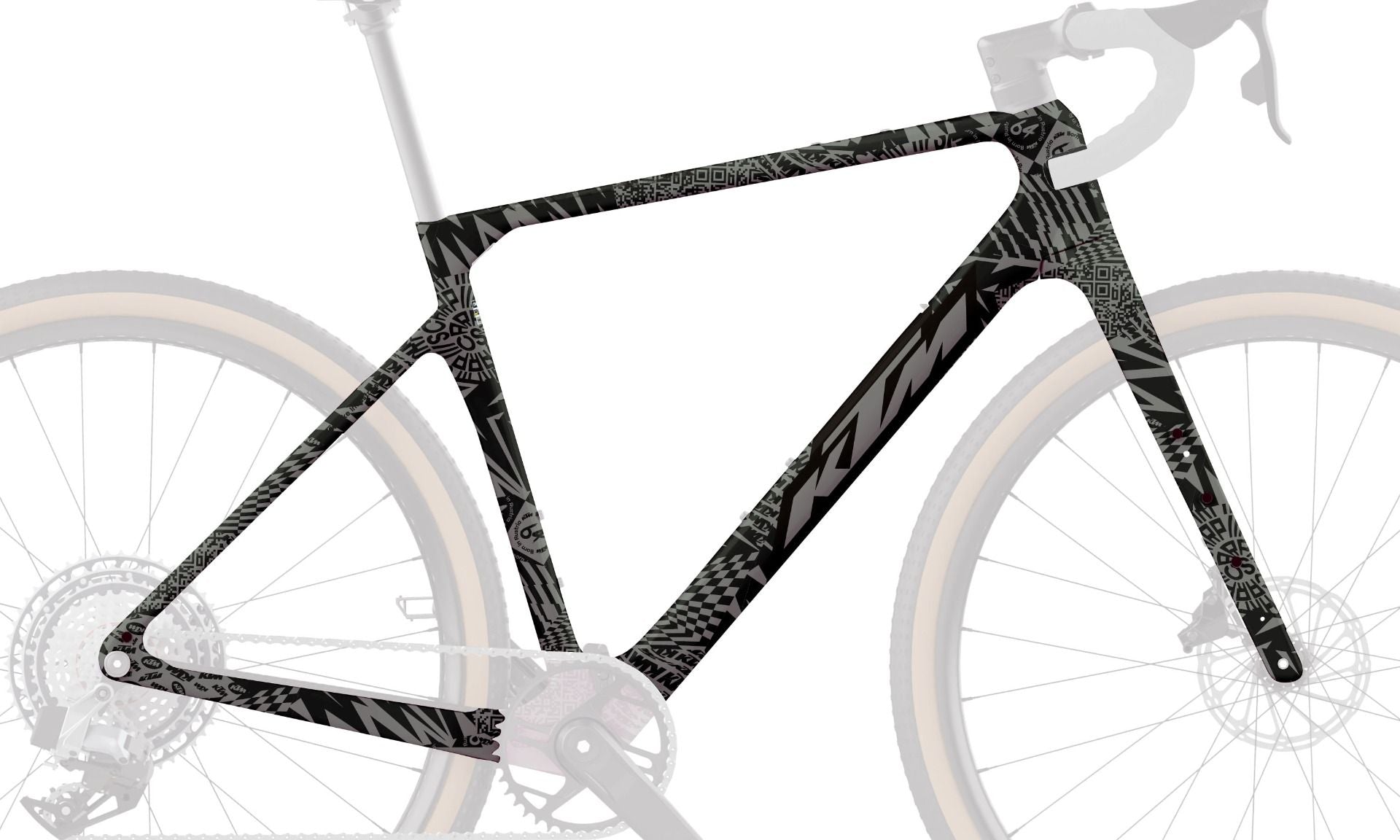 KTM FRAME+FORK KIT GRAVELATOR