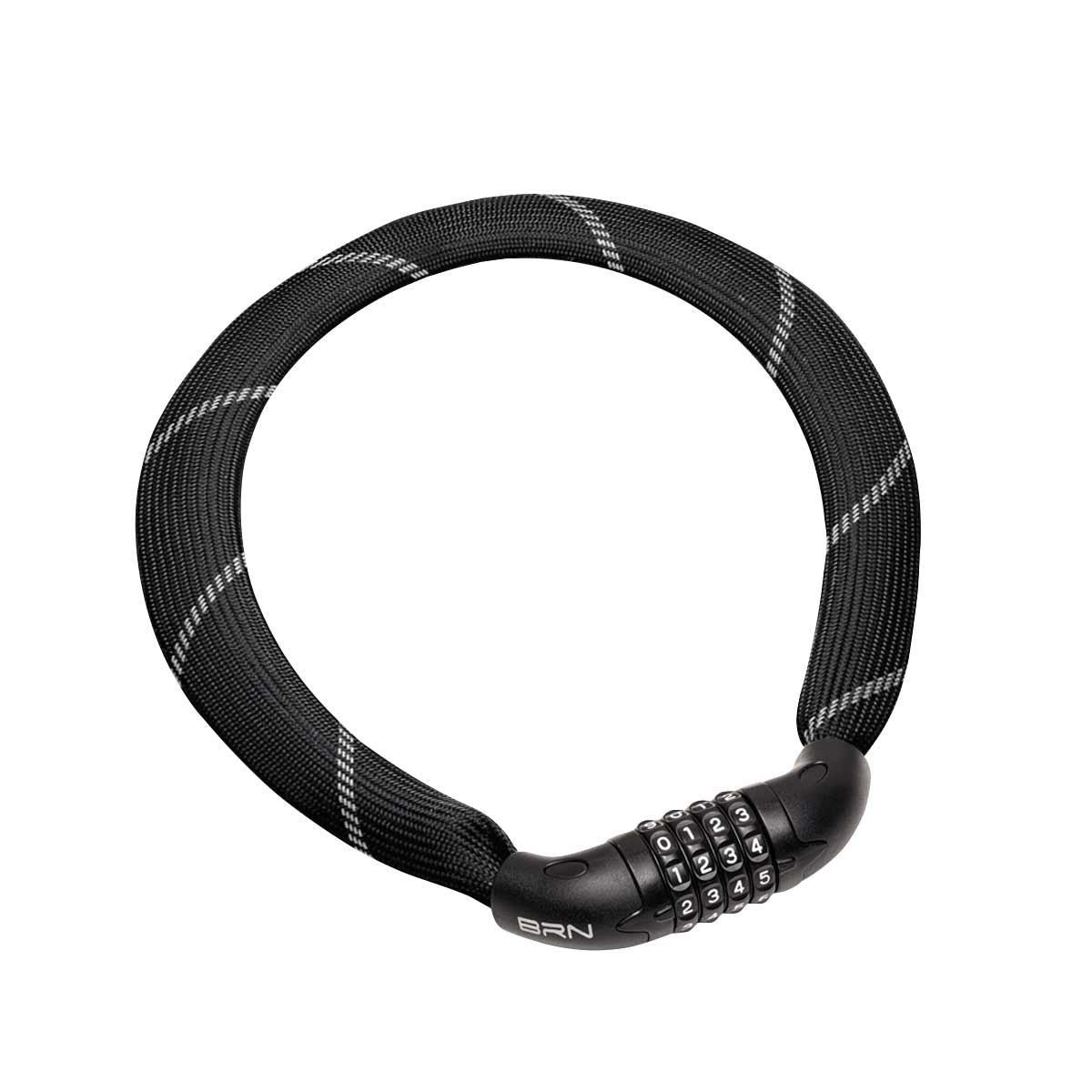 LUCCHETTO BRN CATENA COMBO 6 x 900 mm ALTA SICUREZZA NERO