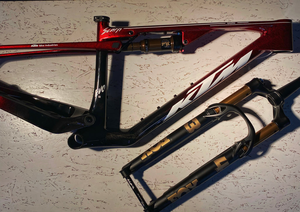 KTM - Kit Telaio e Ammortizzatori SCARP EXONIC MT EVO 3 FOX FACTORY 34 120 mm
