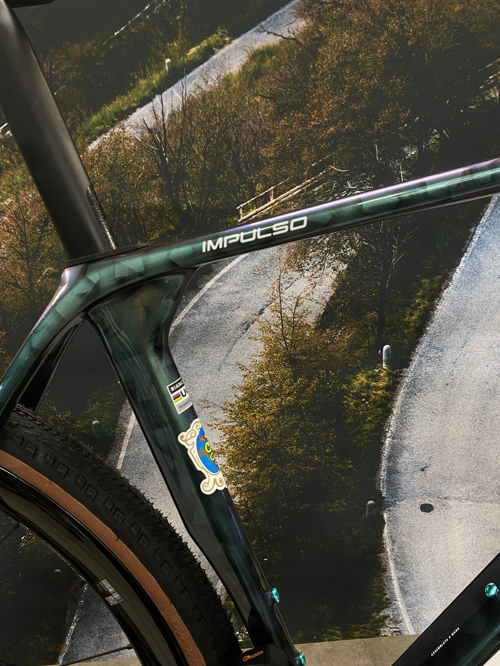 Officina Bianchi Impulso RC GRX Di2 - Chameleon Green