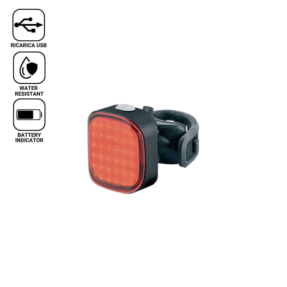 SKUAD - Feu arrière USB Delta