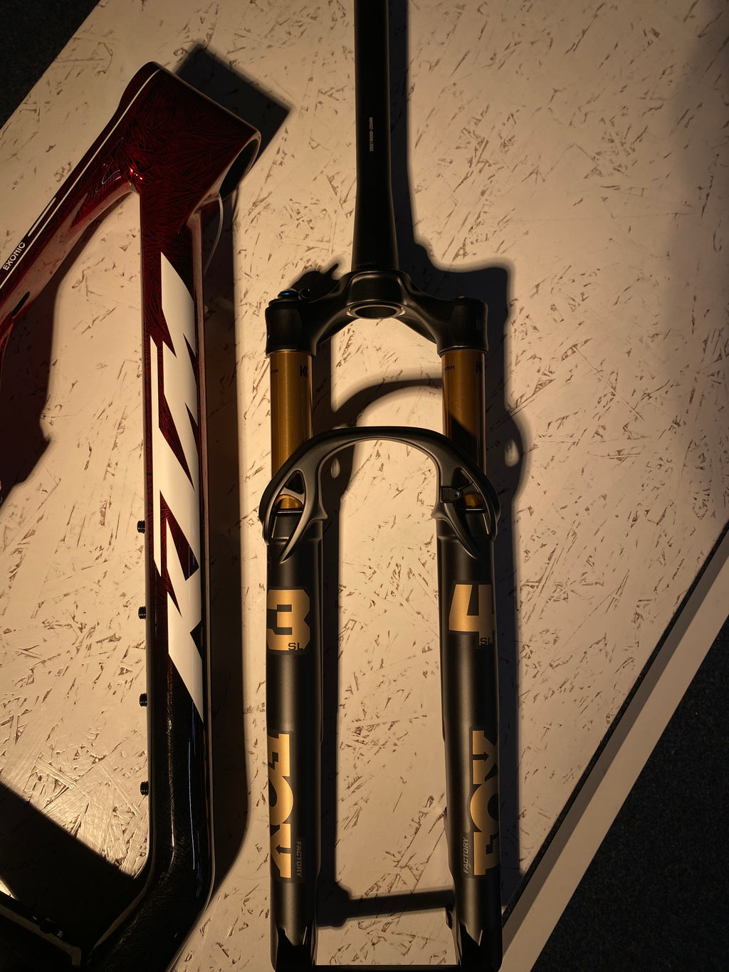 KTM - Kit Telaio e Ammortizzatori SCARP EXONIC MT EVO 3 FOX FACTORY 34 120 mm