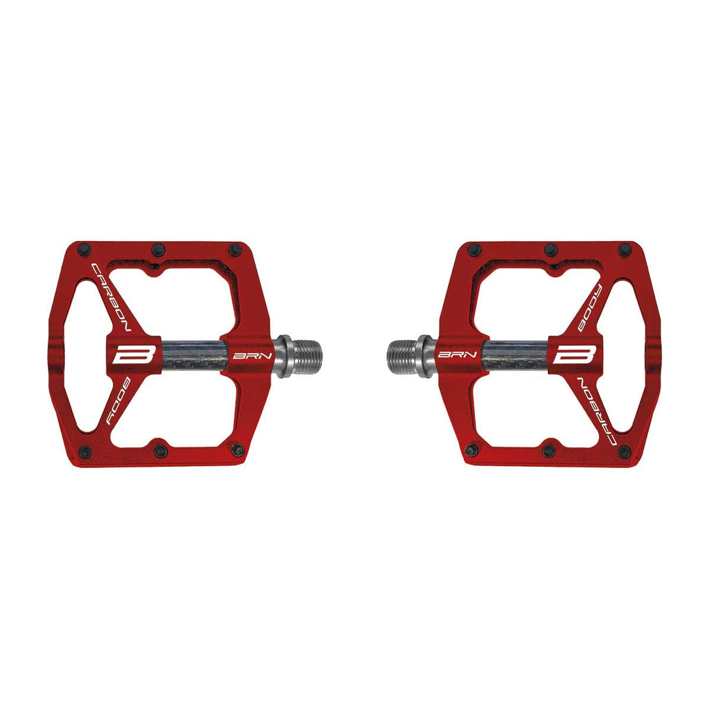 PEDALI BRN FLAT ALLOY CNC/CARBON