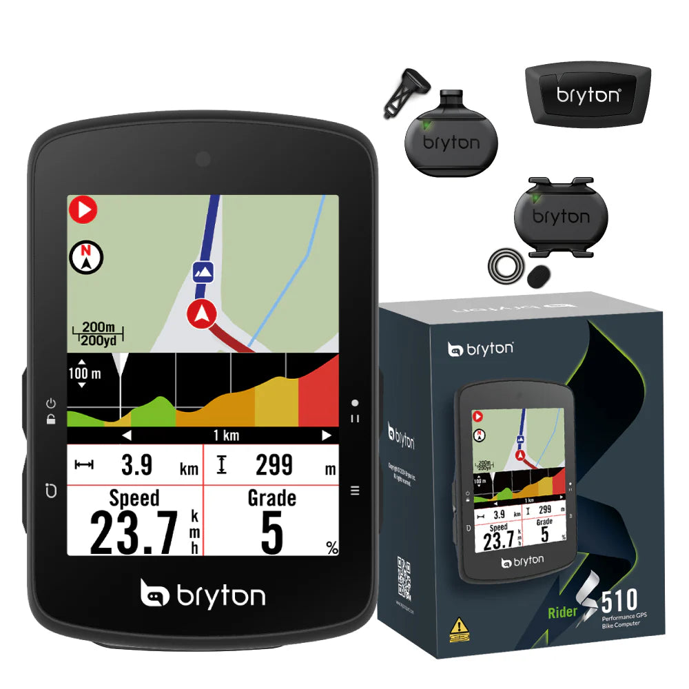 Compteur de vélo GPS Bryton Rider S510 