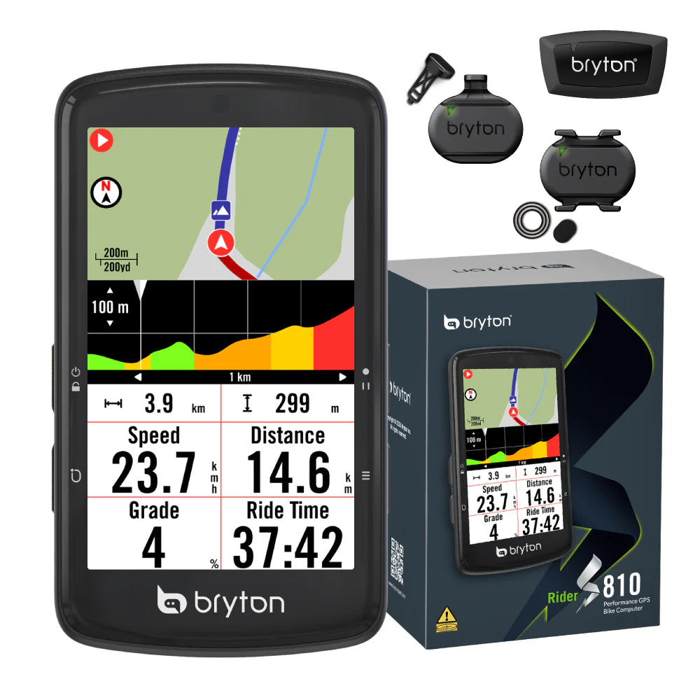 Compteur de vélo GPS Bryton Rider S810