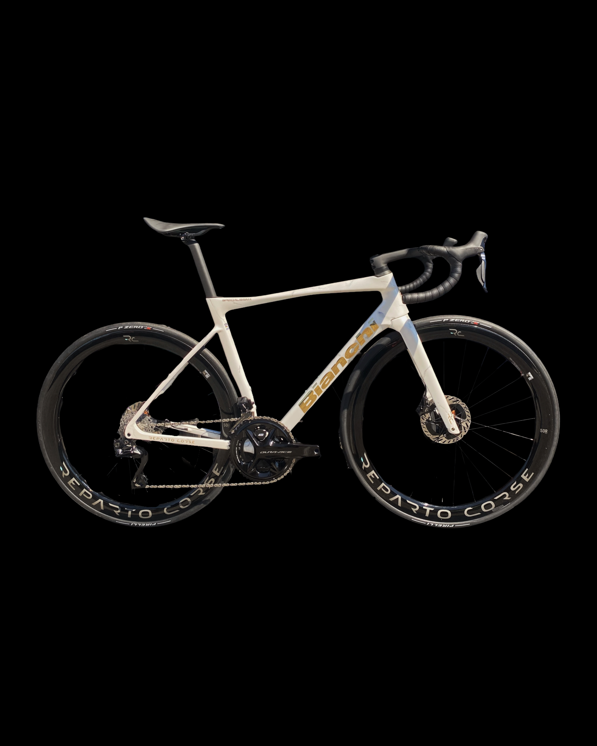 Officina Bianchi Specialissima RC SRAM RED eTap AXS E1 | Compteur de puissance