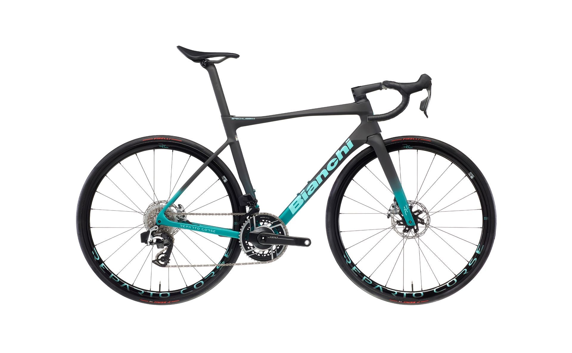 Bianchi Specialissima RC SRAM Red eTap AXS 12 vitesses avec capteur de puissance