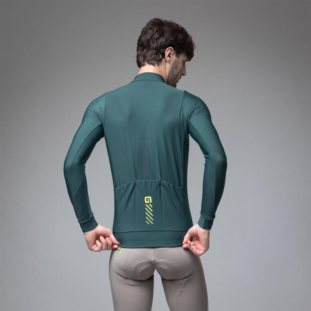 Alé Fondo 3.0 – Maglia Manica Lunga Uomo, Verde Bottiglia