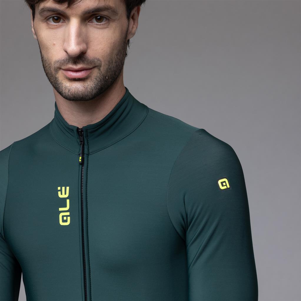 Alé Fondo 3.0 – Maglia Manica Lunga Uomo, Verde Bottiglia