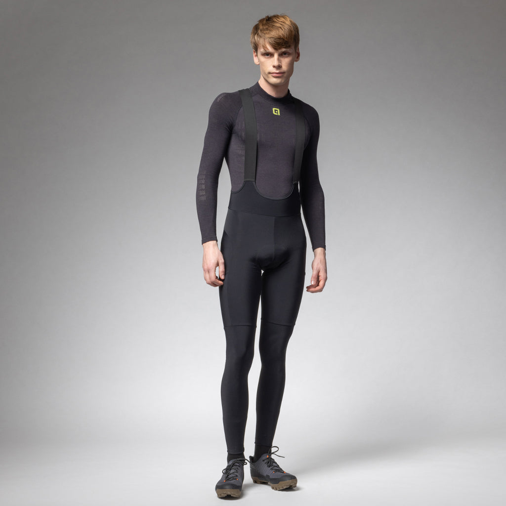 Alé Cycling Stones Cargo 2.0 – Calzamaglia Invernale Gravel con Bretelle Uomo