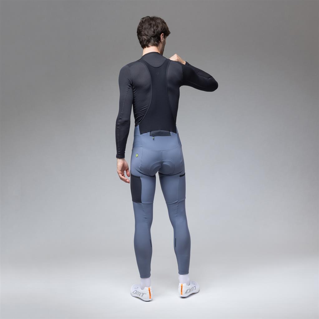 Alé Cycling Stones Cargo 2.0 – Calzamaglia Invernale Gravel con Bretelle Uomo