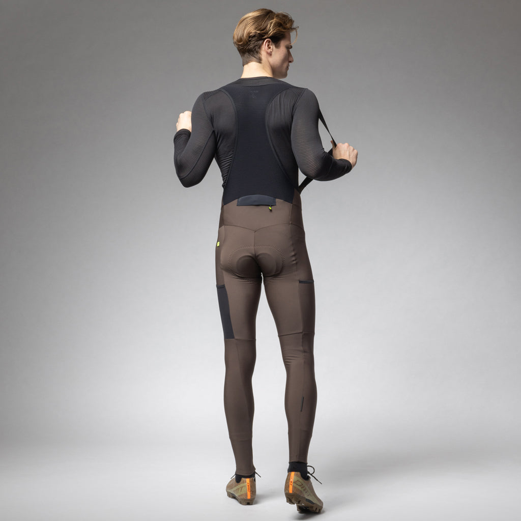 Alé Cycling Stones Cargo 2.0 – Calzamaglia Invernale Gravel con Bretelle Uomo