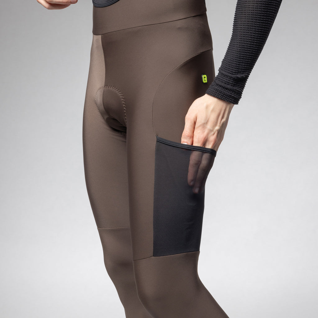 Alé Cycling Stones Cargo 2.0 – Calzamaglia Invernale Gravel con Bretelle Uomo