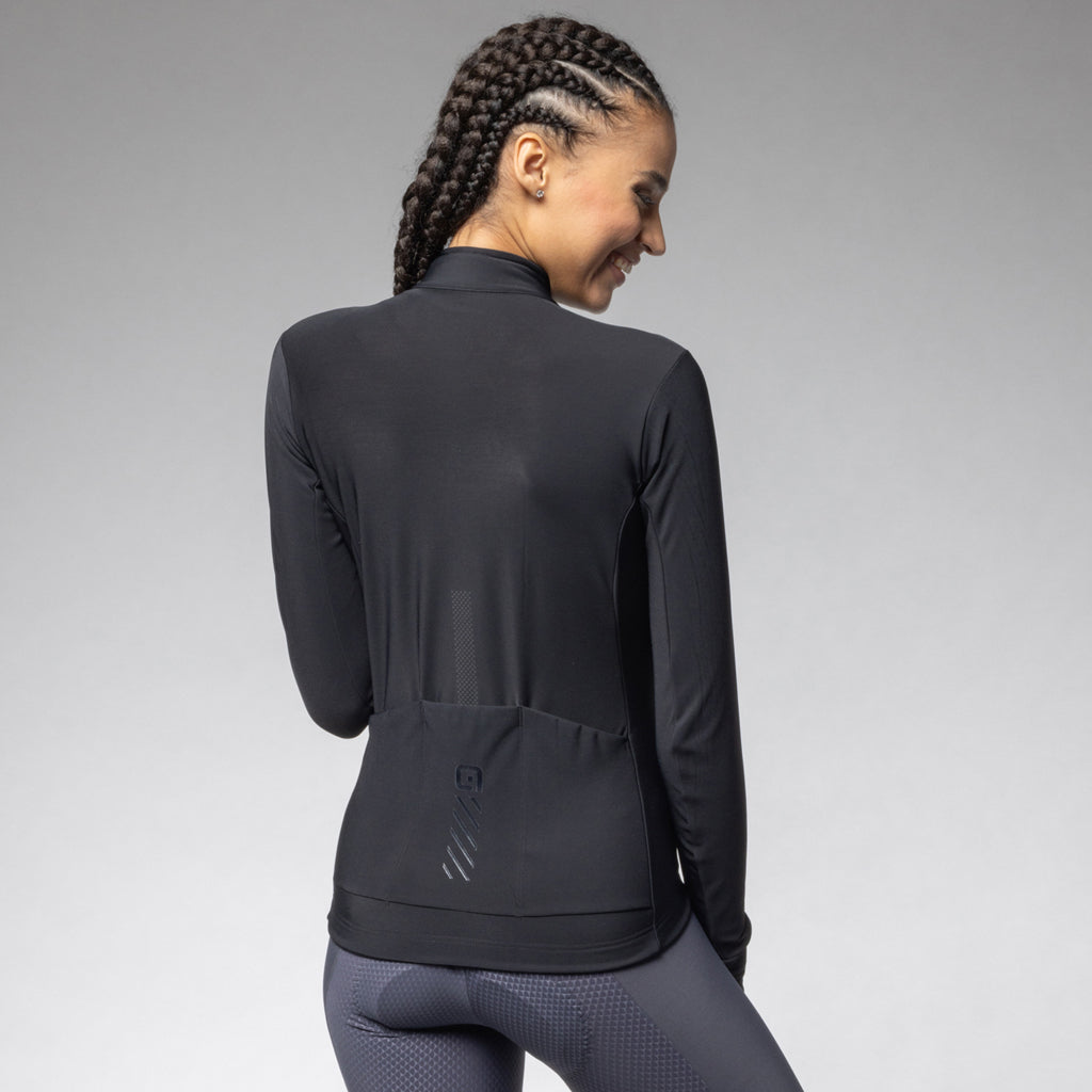 Alé Fondo 3.0 – Maglia Manica Lunga Donna, Nero