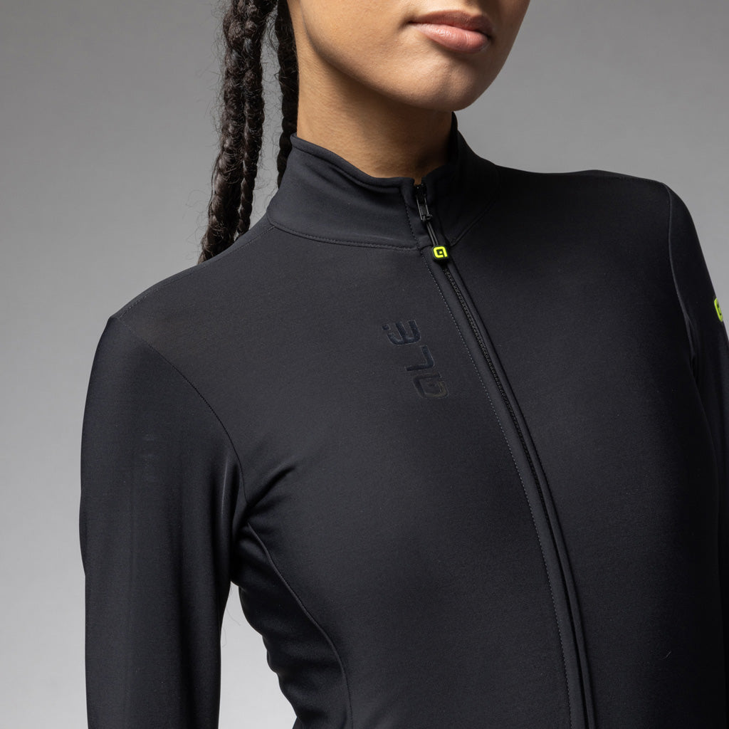 Alé Fondo 3.0 – Maglia Manica Lunga Donna, Nero