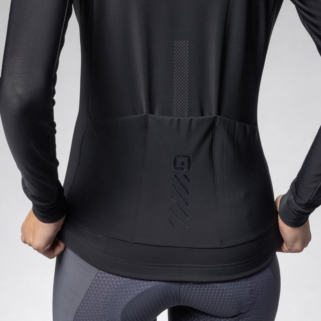 Alé Fondo 3.0 – Maglia Manica Lunga Donna, Nero