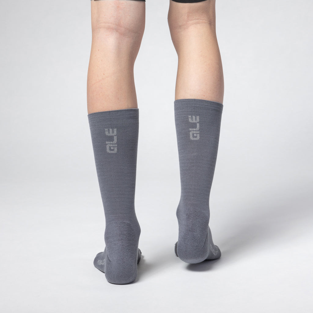 Alé Thermo 2.0 – Calze Termiche Primaloft 22 cm, Titanio