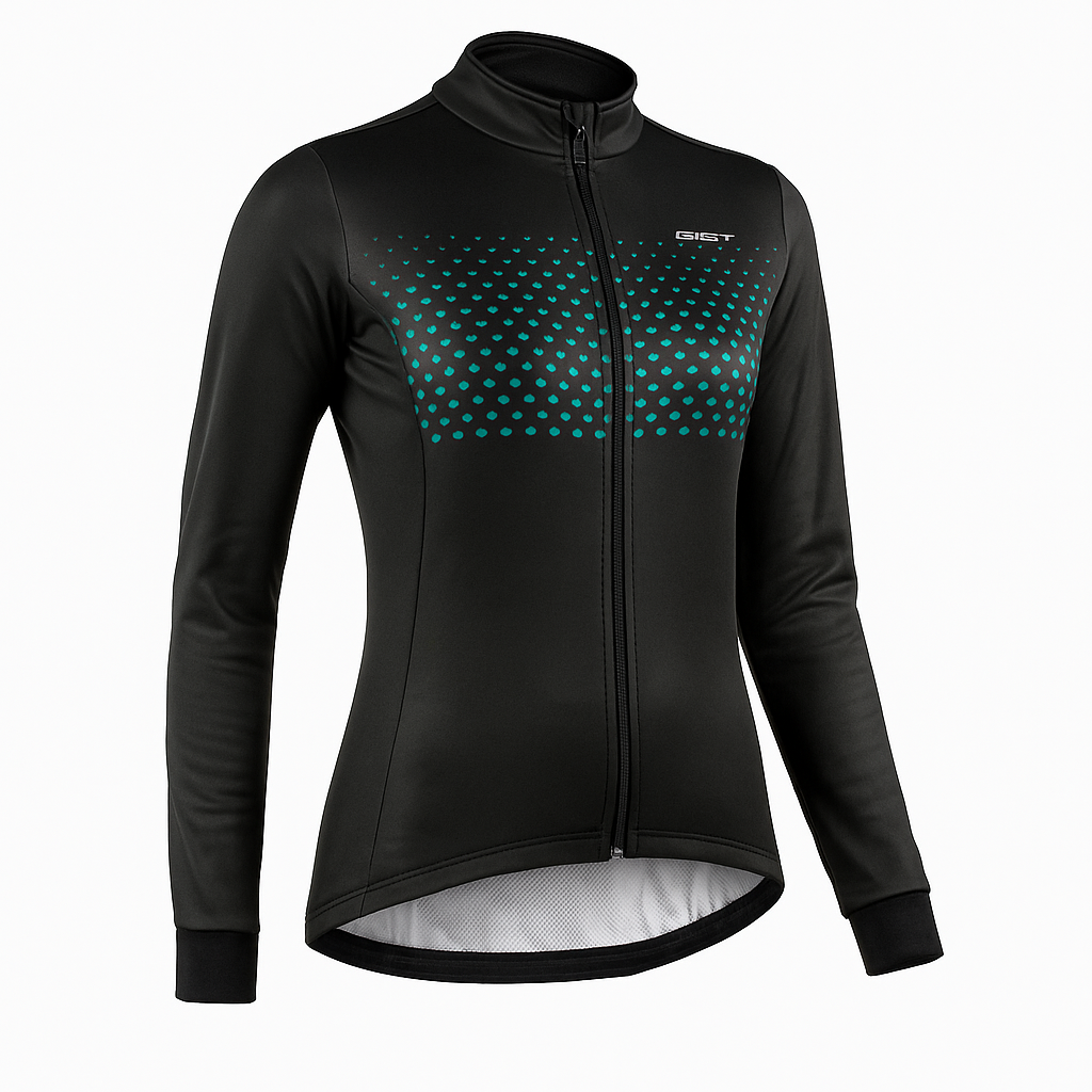 Maglia da Ciclismo Invernale da Donna "Pois" - Gist