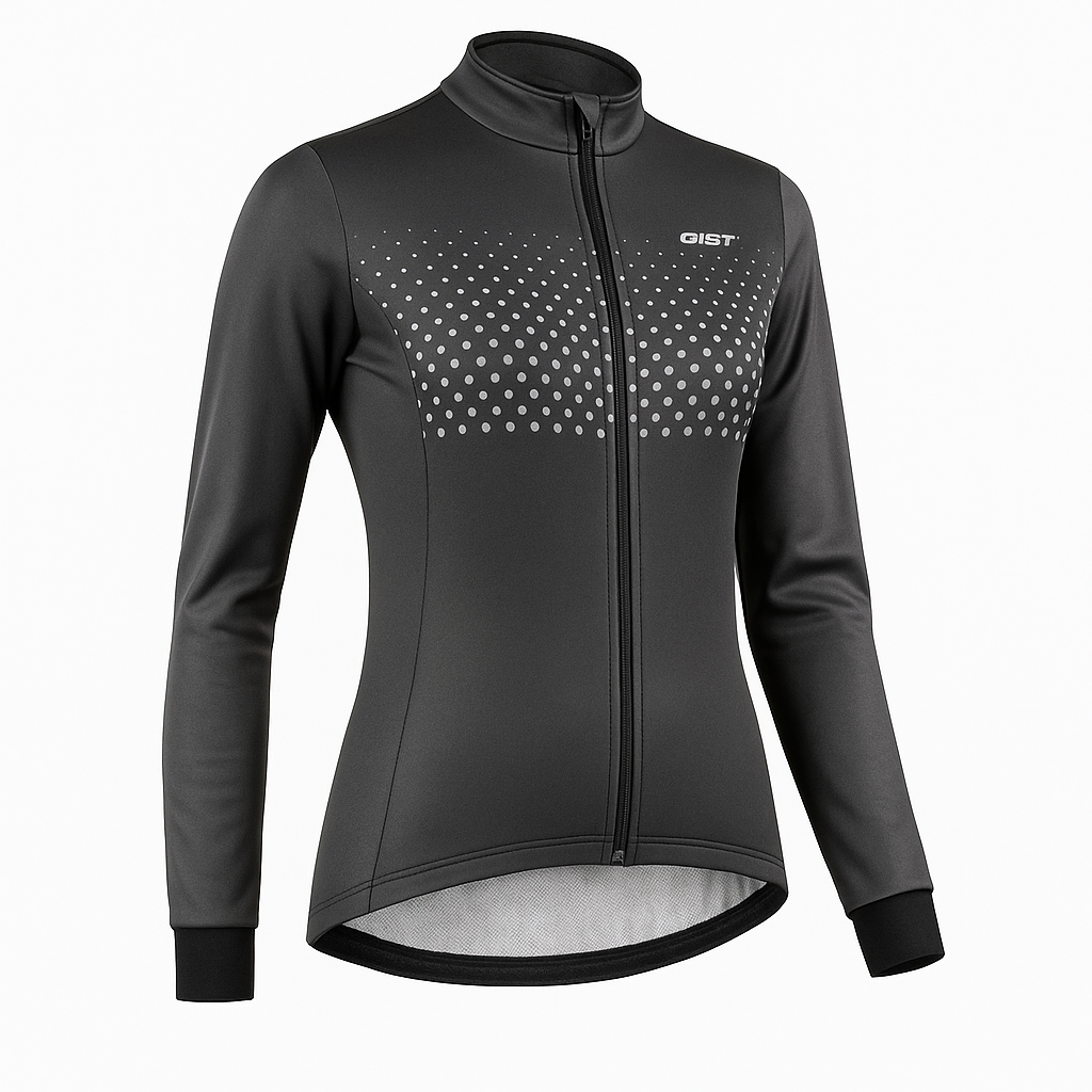 Maglia da Ciclismo Invernale da Donna "Pois" - Gist