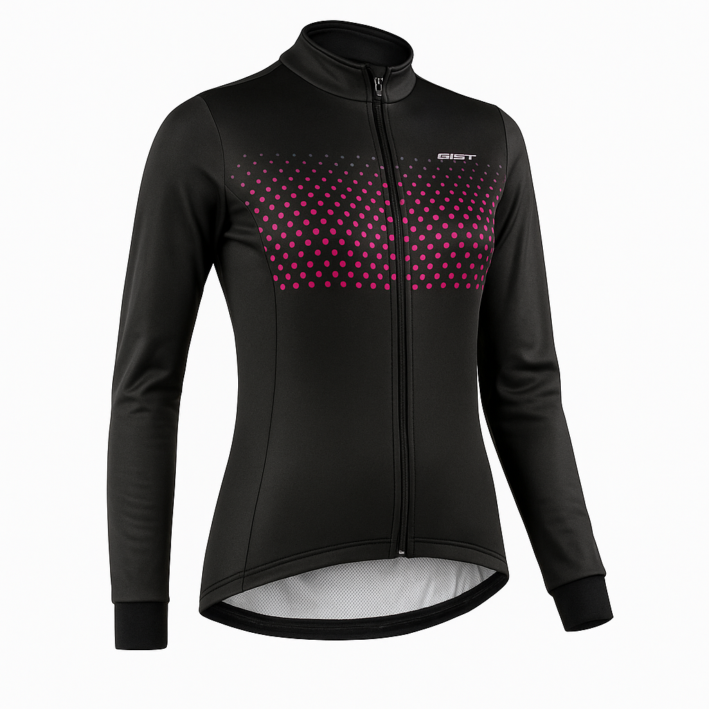 Maglia da Ciclismo Invernale da Donna "Pois" - Gist