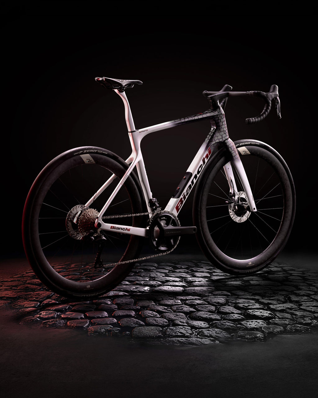 Bicicletta Bianchi Infinito Paris-Roubaix Edition