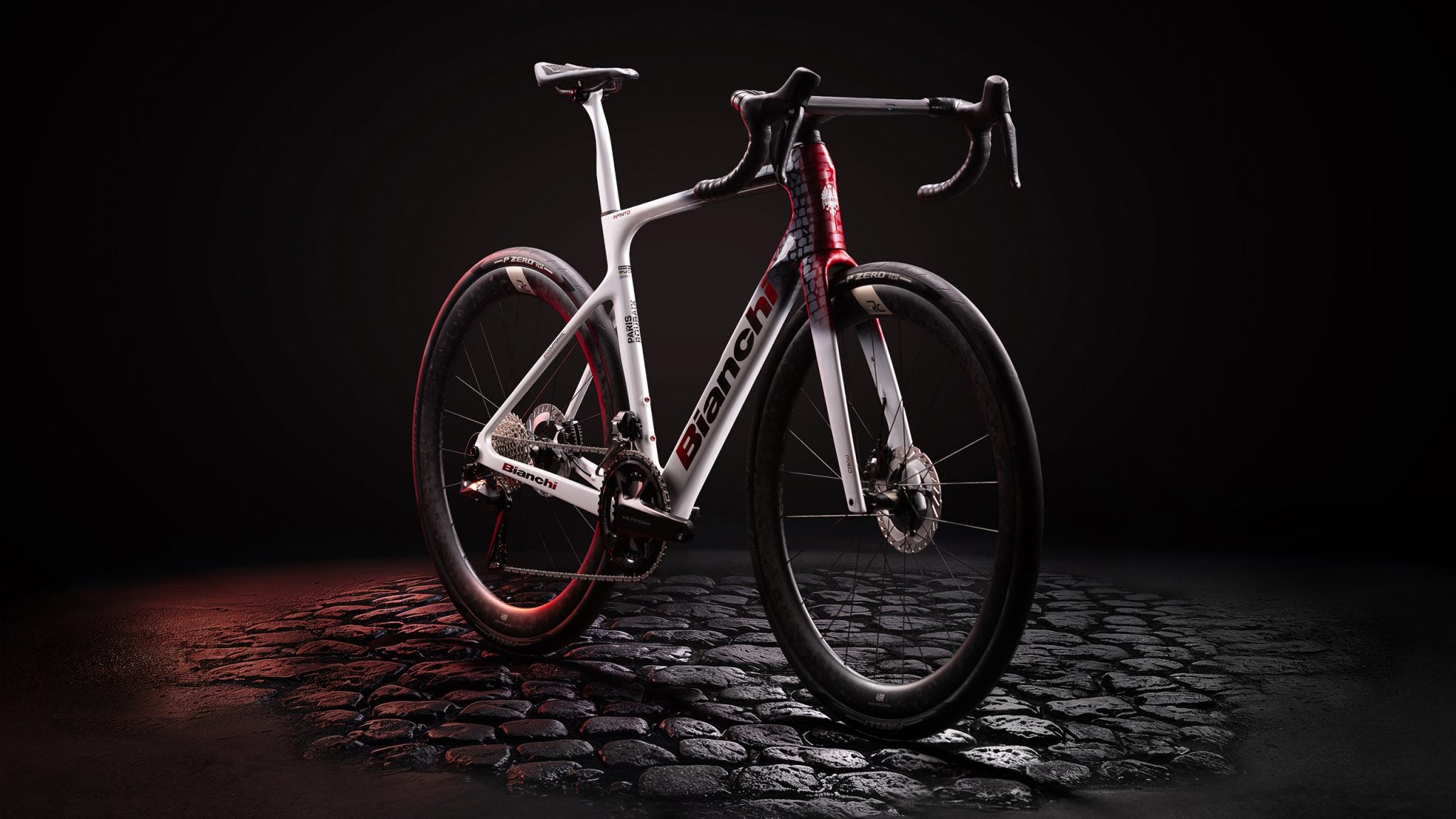 Bicicletta Bianchi Infinito Paris-Roubaix Edition