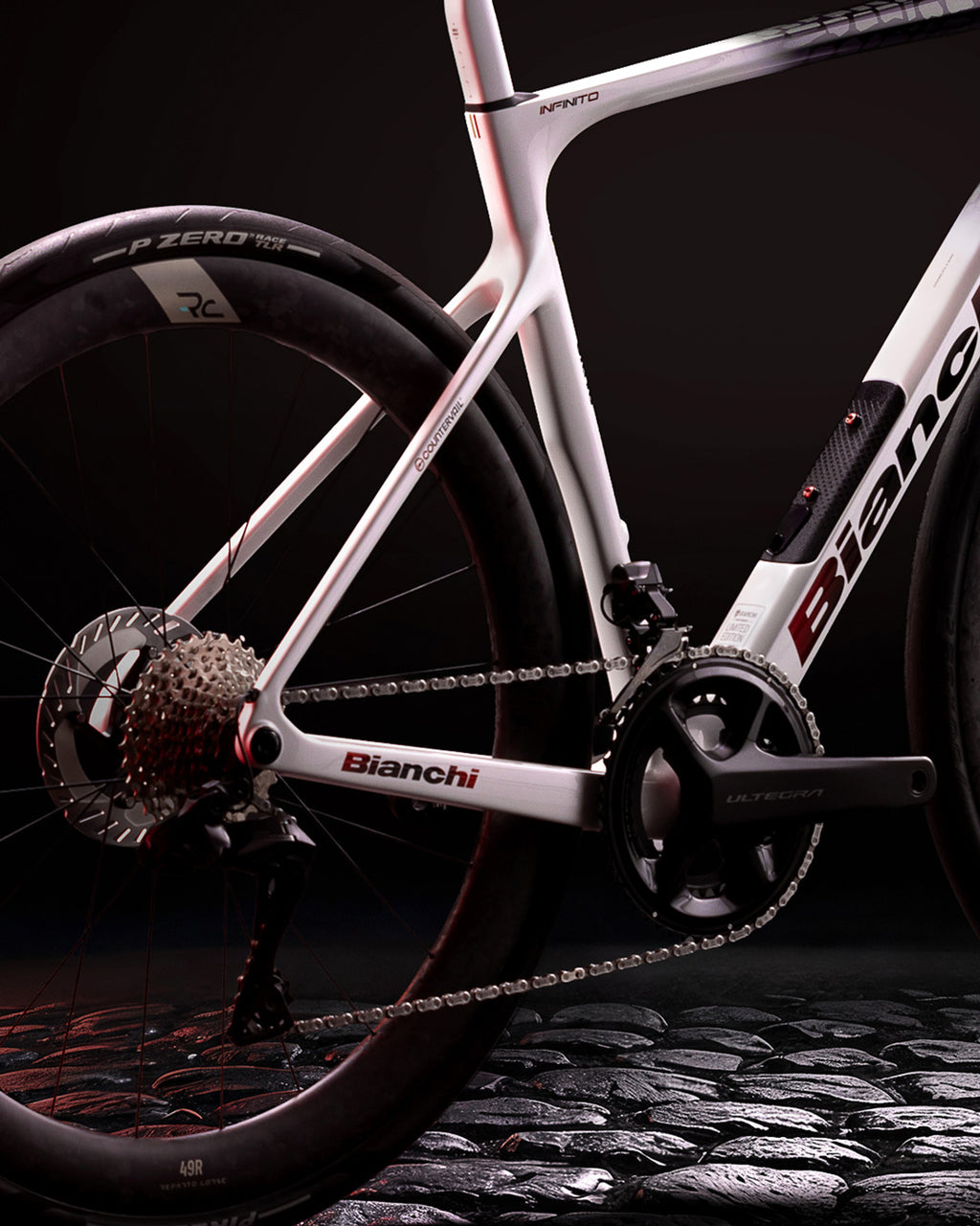 Bicicletta Bianchi Infinito Paris-Roubaix Edition