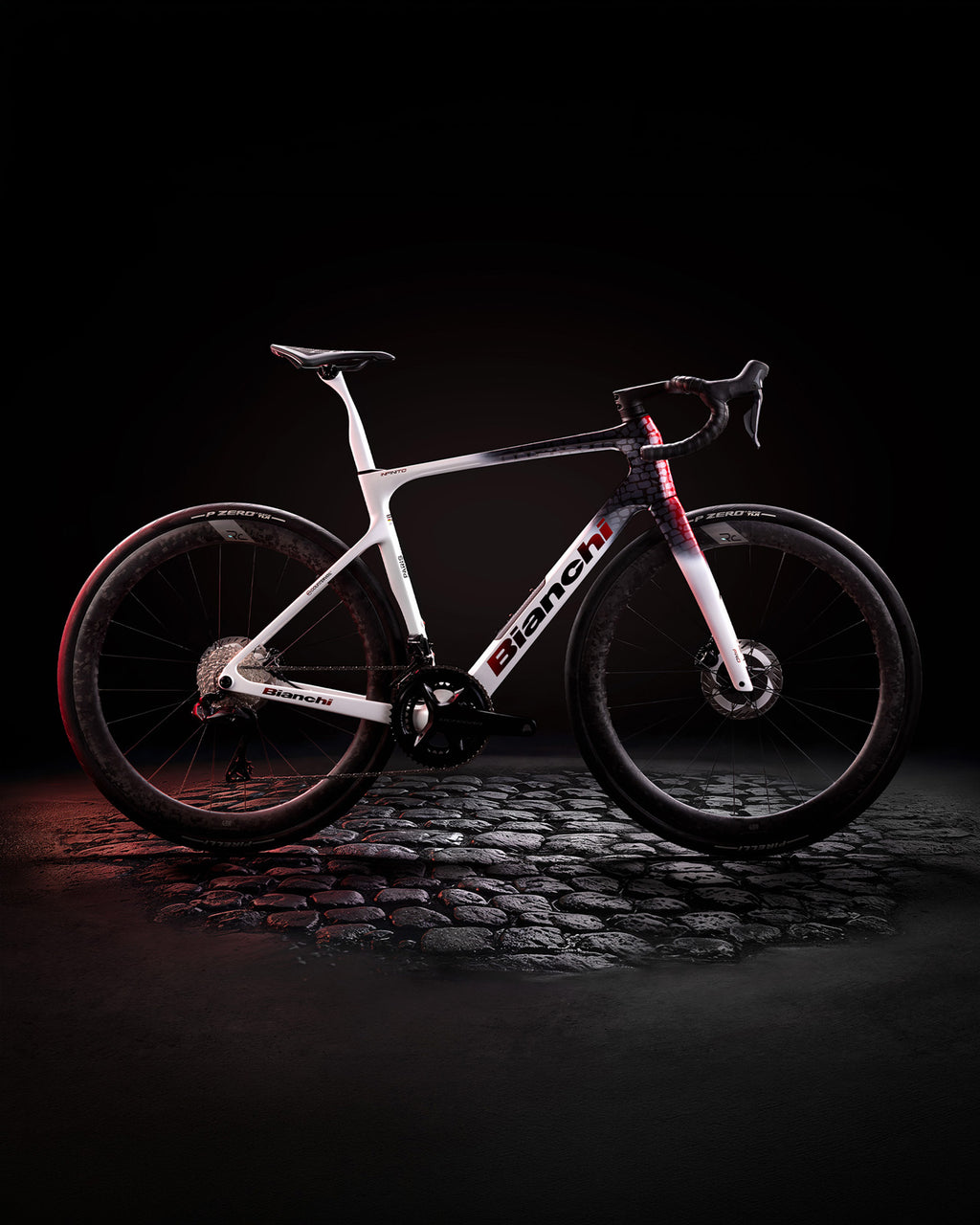 Bicicletta Bianchi Infinito Paris-Roubaix Edition