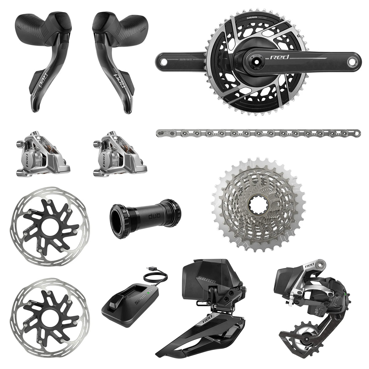 SRAM RED AXS E1 2x12 – Gruppo Completo