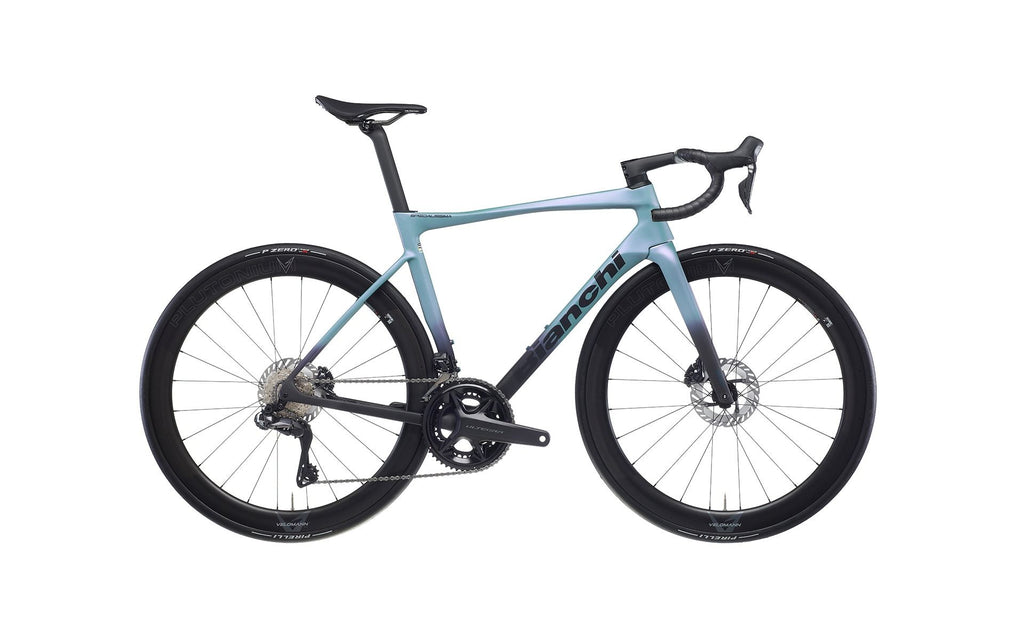 Vélo de route Bianchi Specialissima Pro Ultegra Di2 12 vitesses avec capteur de puissance 4iiii