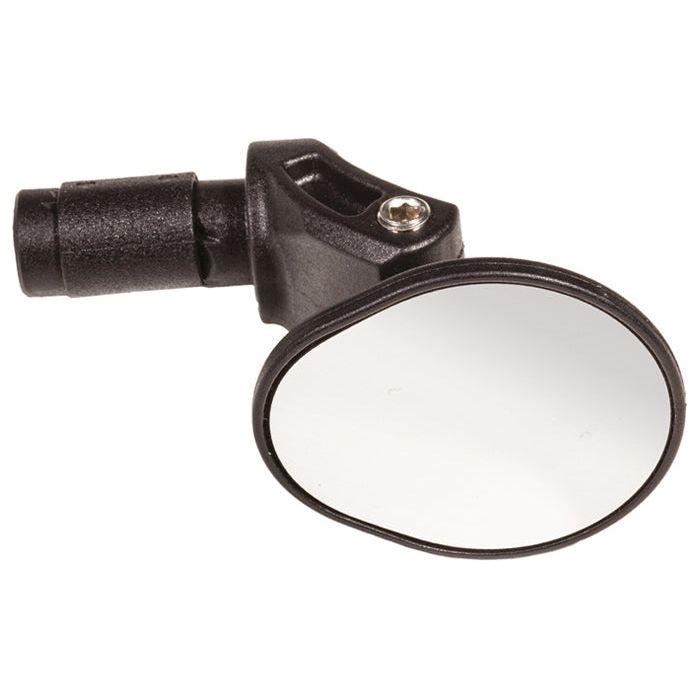 Bike mirror with expander for handlebar mounting